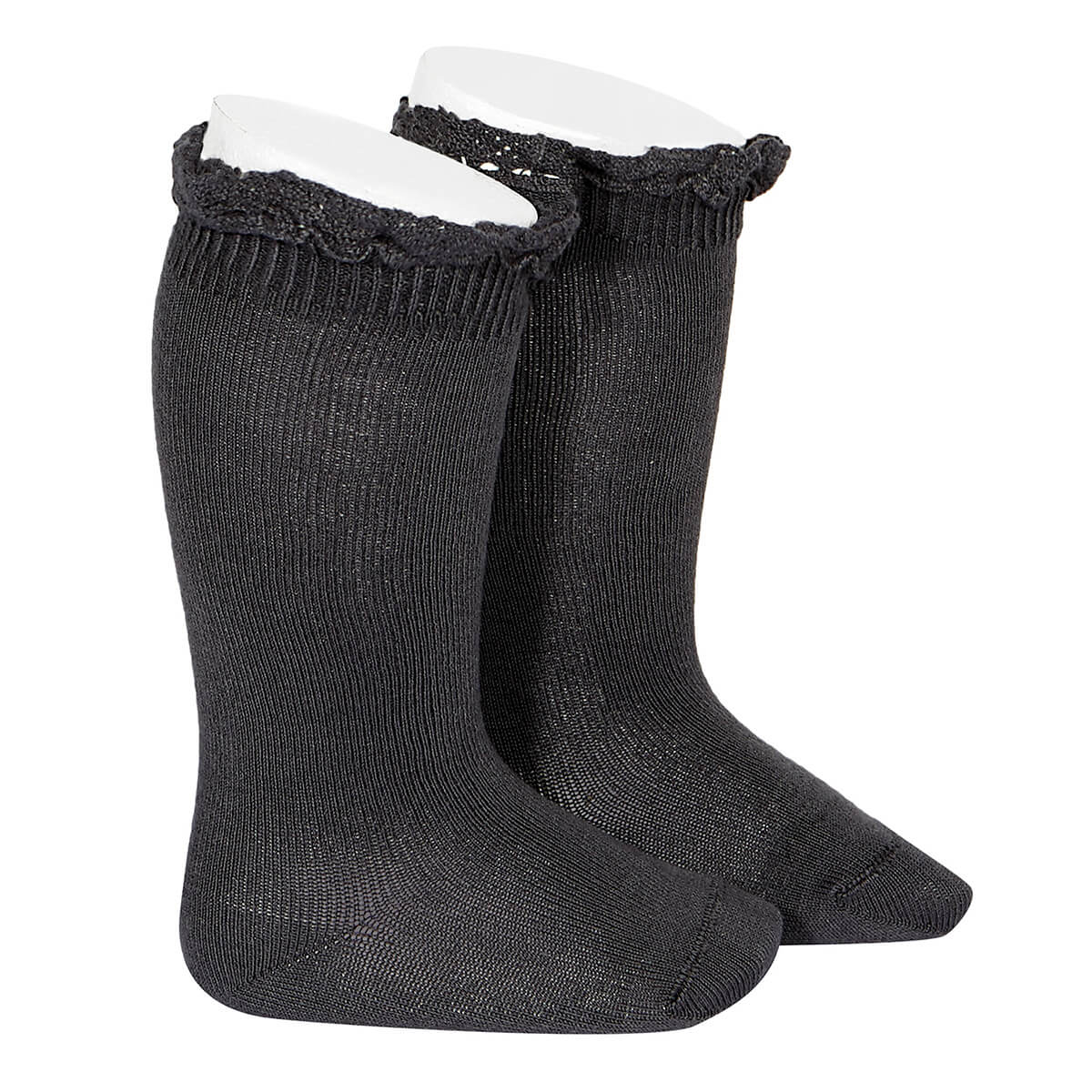 calcetin alto puntilla puño carbon condor