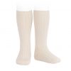 calcetin alto canale condor lino