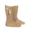 calcetin alto con lazo lateral condor camel
