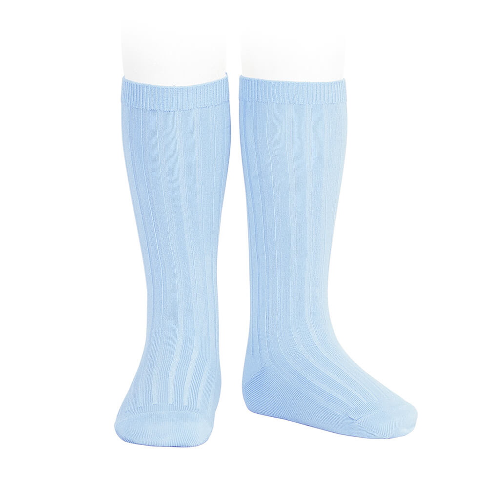 calcetin alto canale condor azul bebe 410