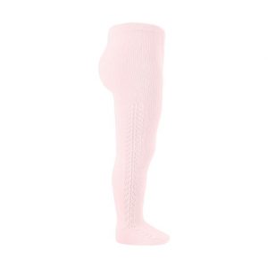 Leotardos de algodón cálido con calado lateral tonos rosas