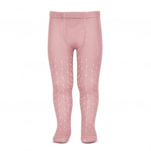 leotardo liso condor rosa palo