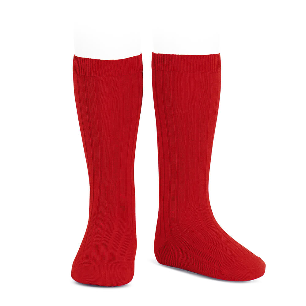 calcetin alto canale condor rojo