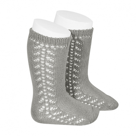 Calcetines altos algodón cálido calados Cóndor