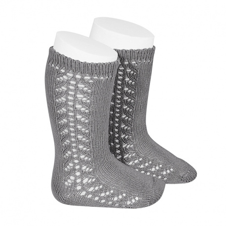 Calcetines altos algodón cálido calados Cóndor