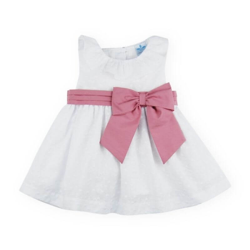 vestido batista bordada