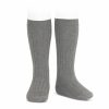 calcetin alto canale condor gris claro 230
