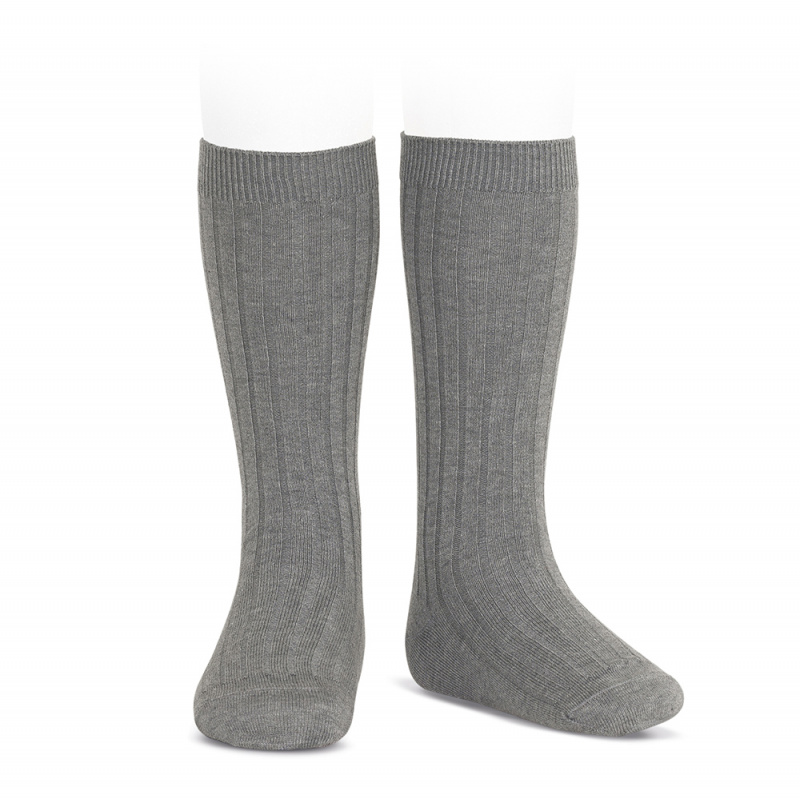 calcetin alto canale condor gris claro 230