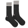 calcetin tres listas sport negro condor