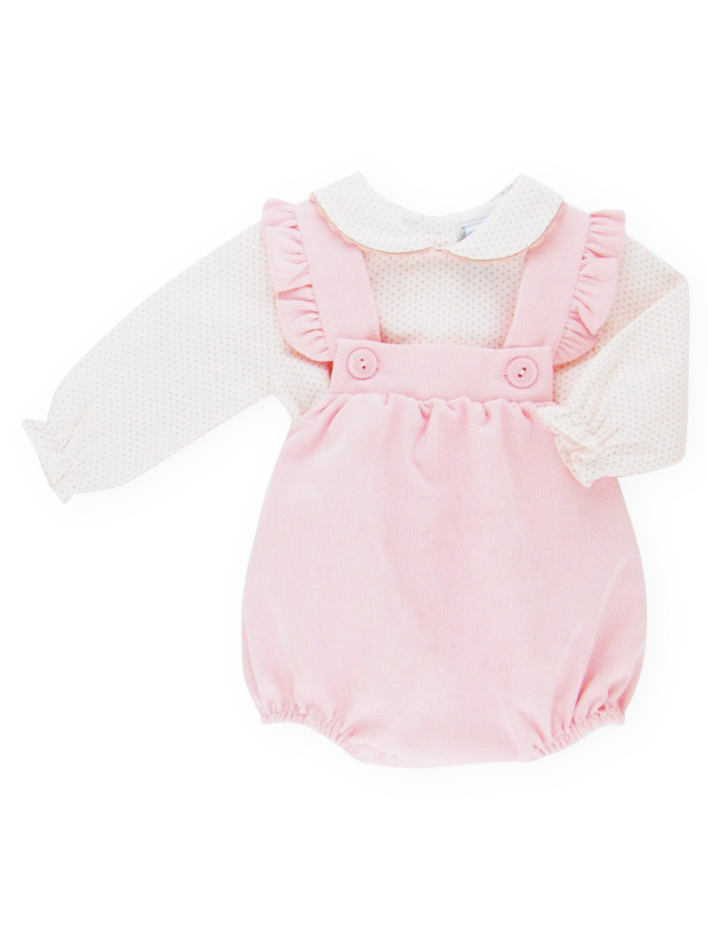 Conjunto ranita camisa rosa pana
