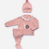 Conjunto polaina caracol gorro
