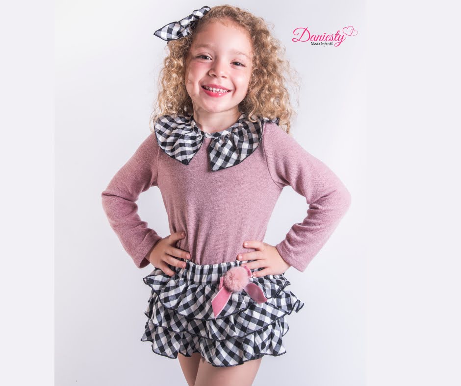 Conjunto bombacho vichy