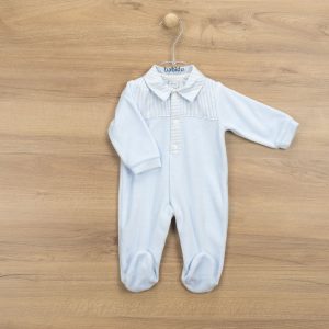 Pijama rayas cuello camisa