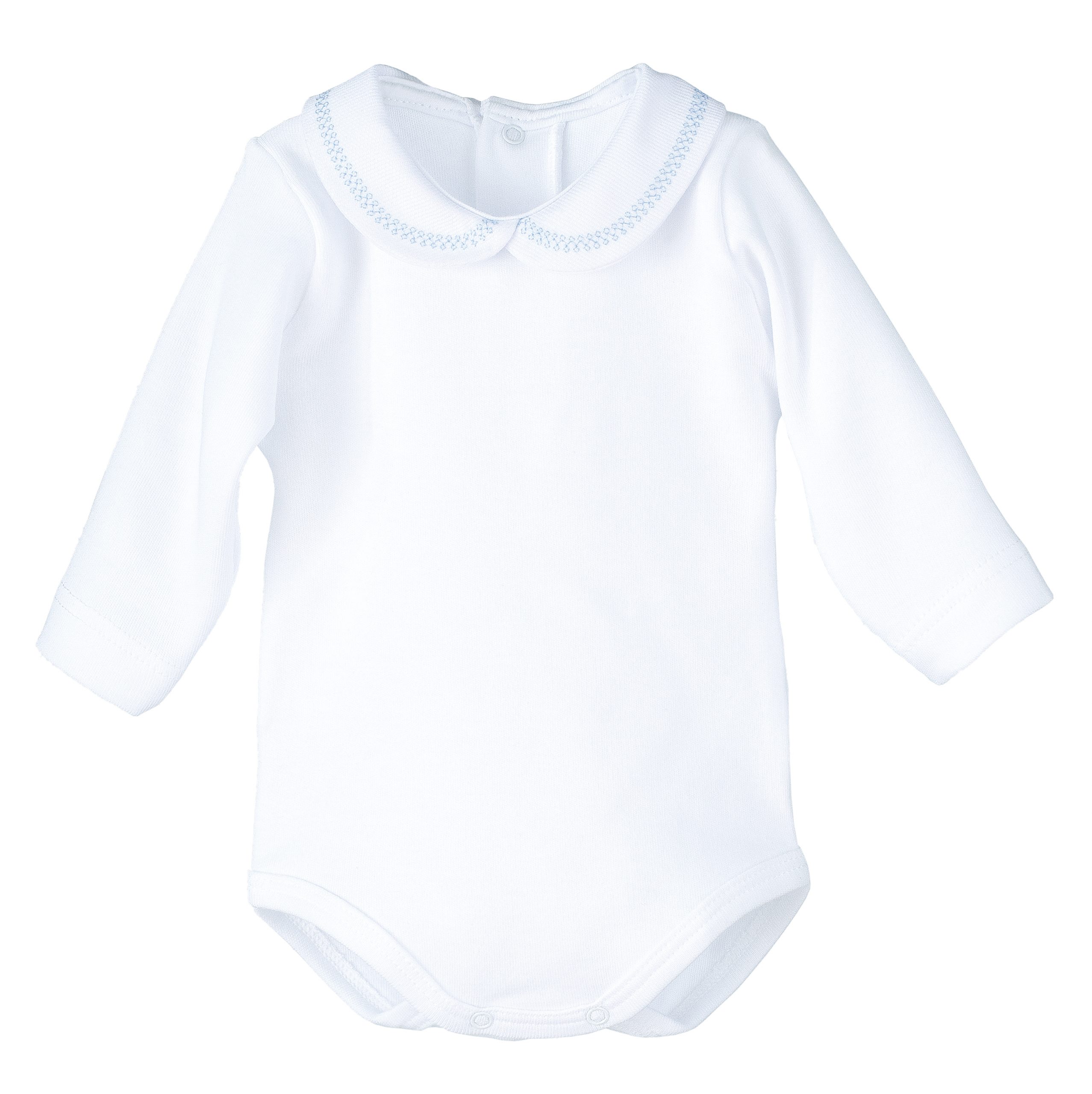 Body cuello bebé azul