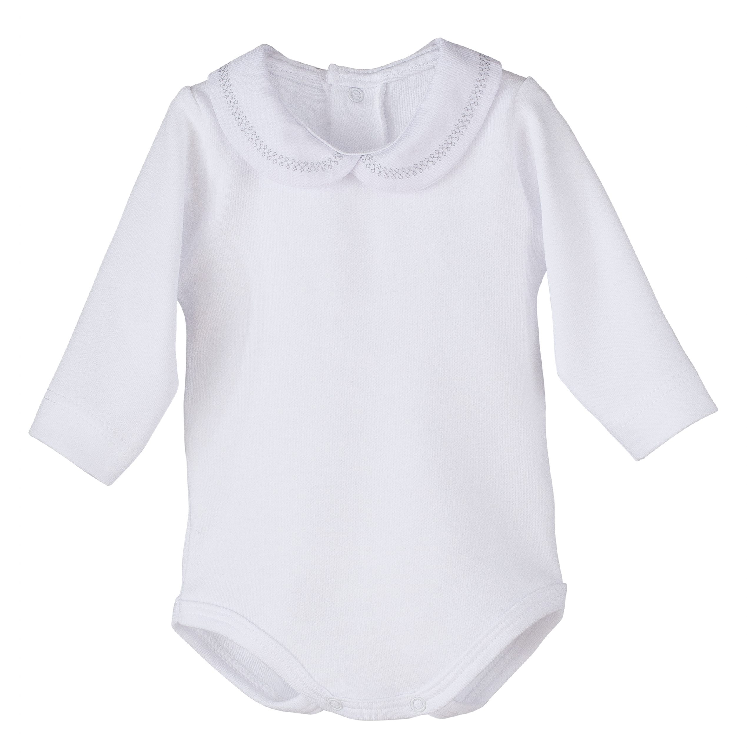 Body cuello bebé gris