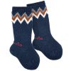 calcetin alto merino zigzag