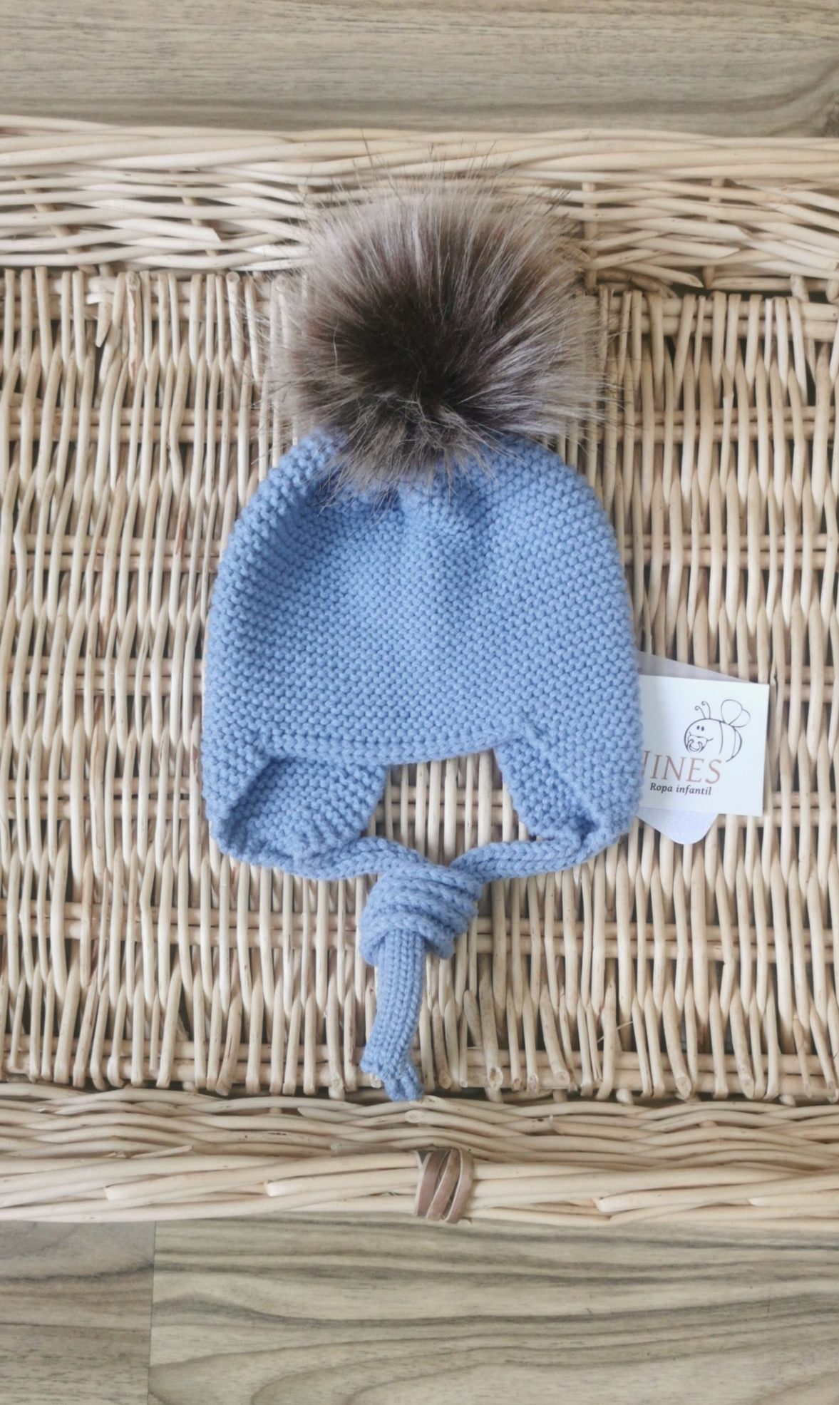 Gorro punto pompon marialex