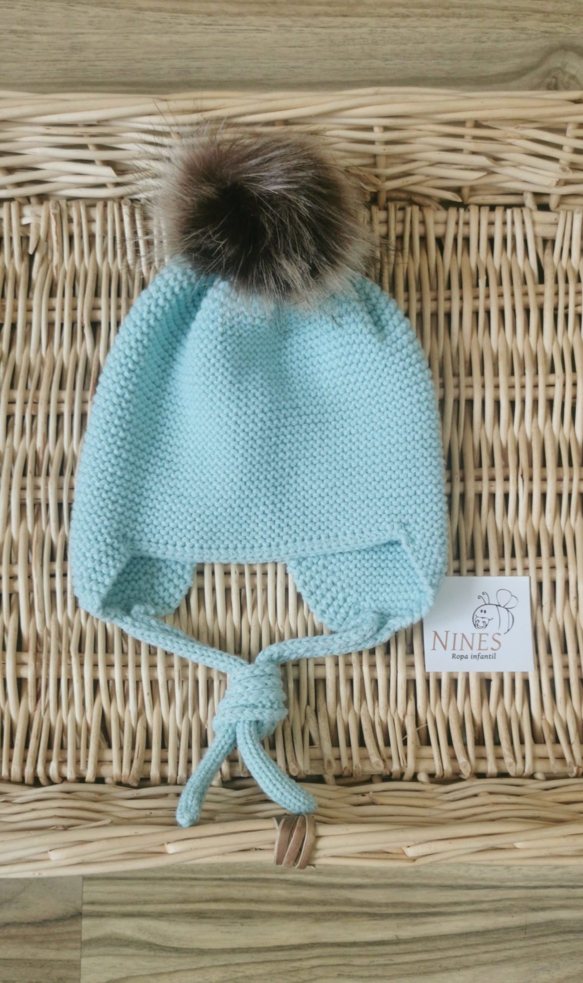 Gorro punto pompon marialex