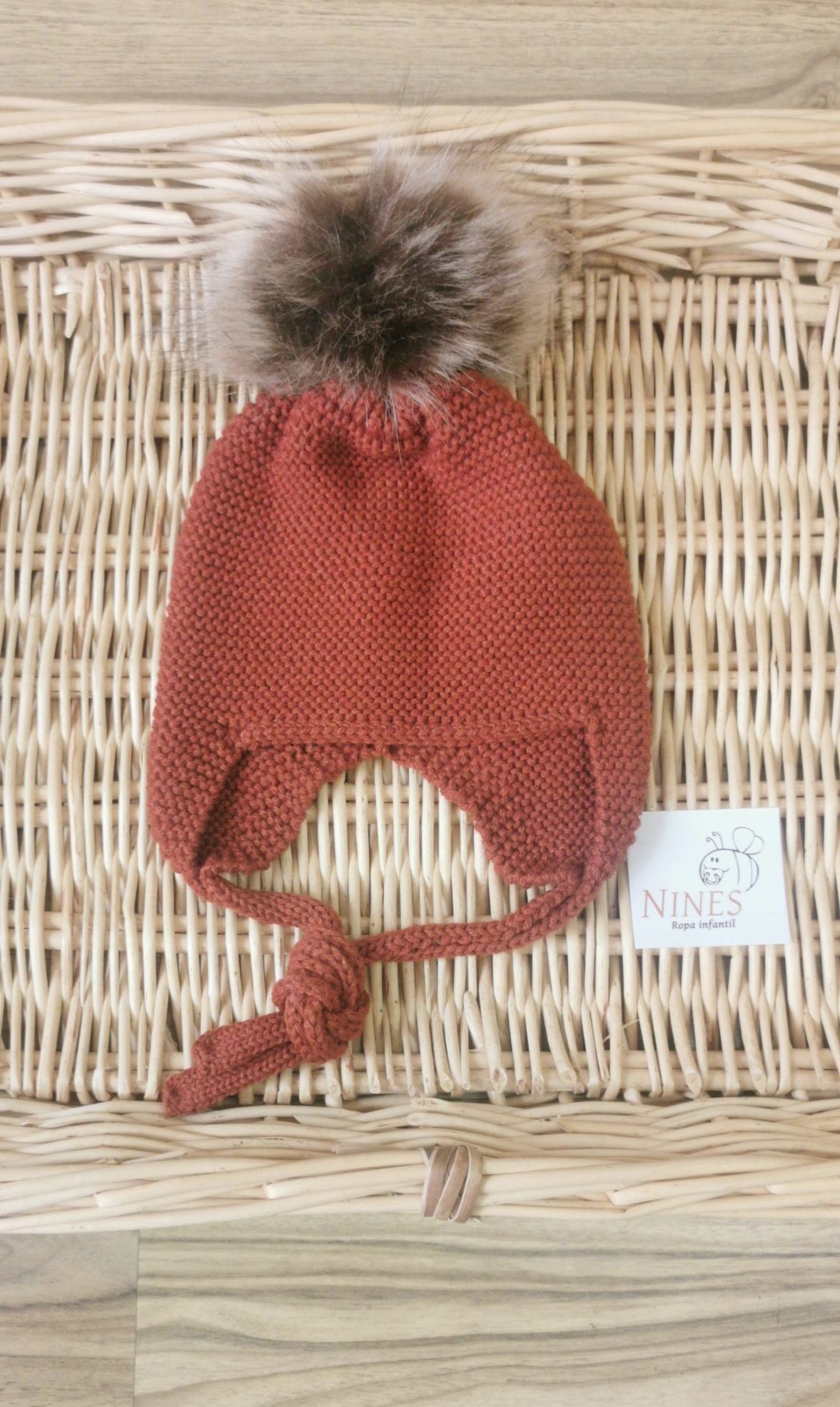 Gorro punto pompon marialex