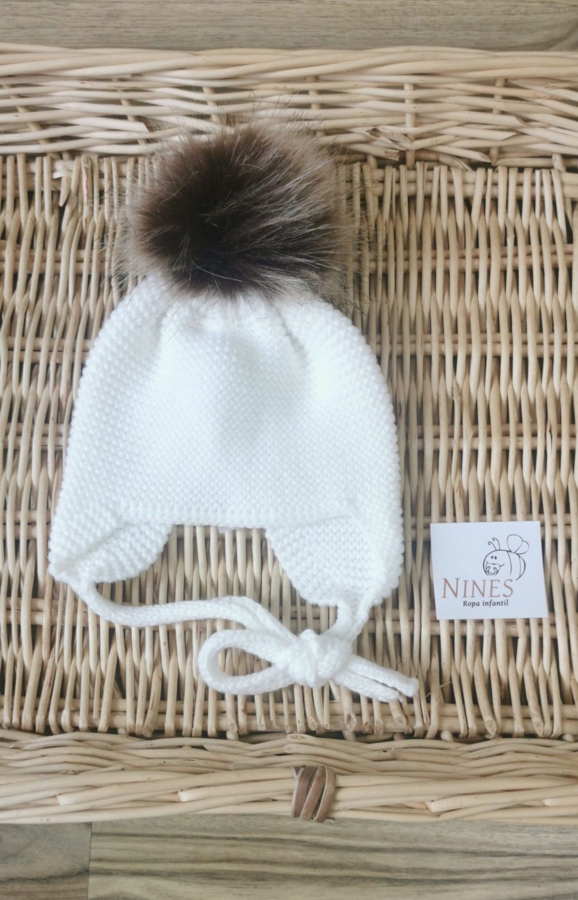 Gorro punto pompon marialex