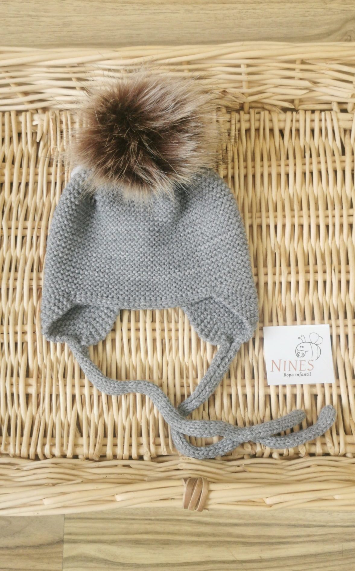 Gorro punto pompon marialex