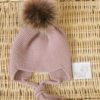 Gorro punto pompon marialex