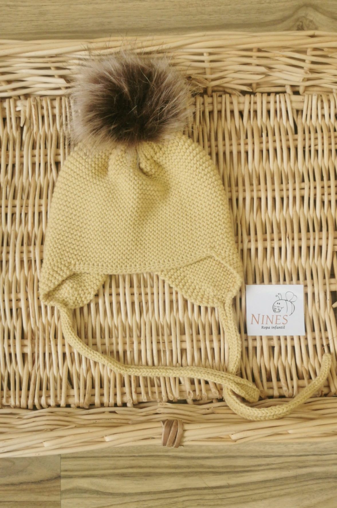 Gorro punto pompon marialex