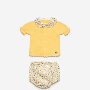 Conjunto braga limones perlé
