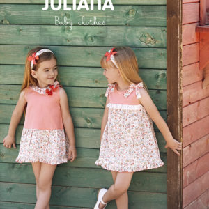Vestido flores coral providencia