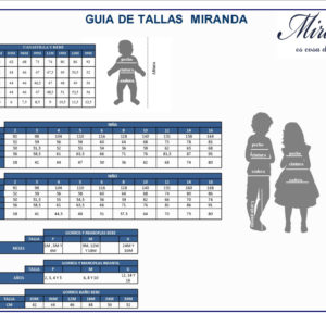 guía tallas miranda