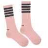 calcetin sport rayas condor rosa palo