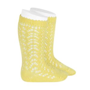 Calcetin alto calado limoncello condor