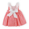 Vestido vichy coral sardon