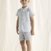Camisa guayabera conjunto azul babidu ninfa