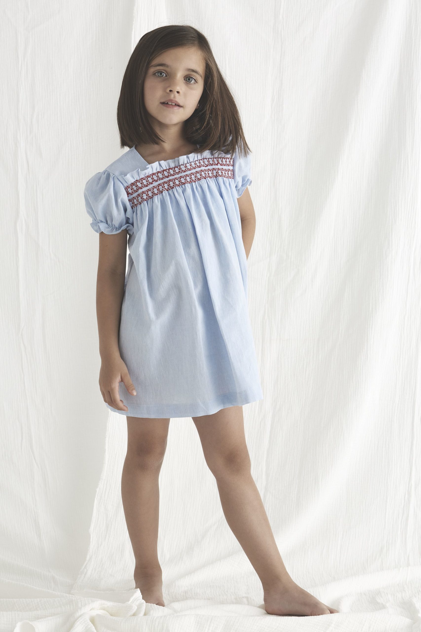 Vestido bordado Ninfa Babidu