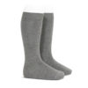 calcetin alto liso gris 230 condor