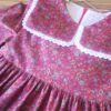 Blanca Valiente vestido rojo flores