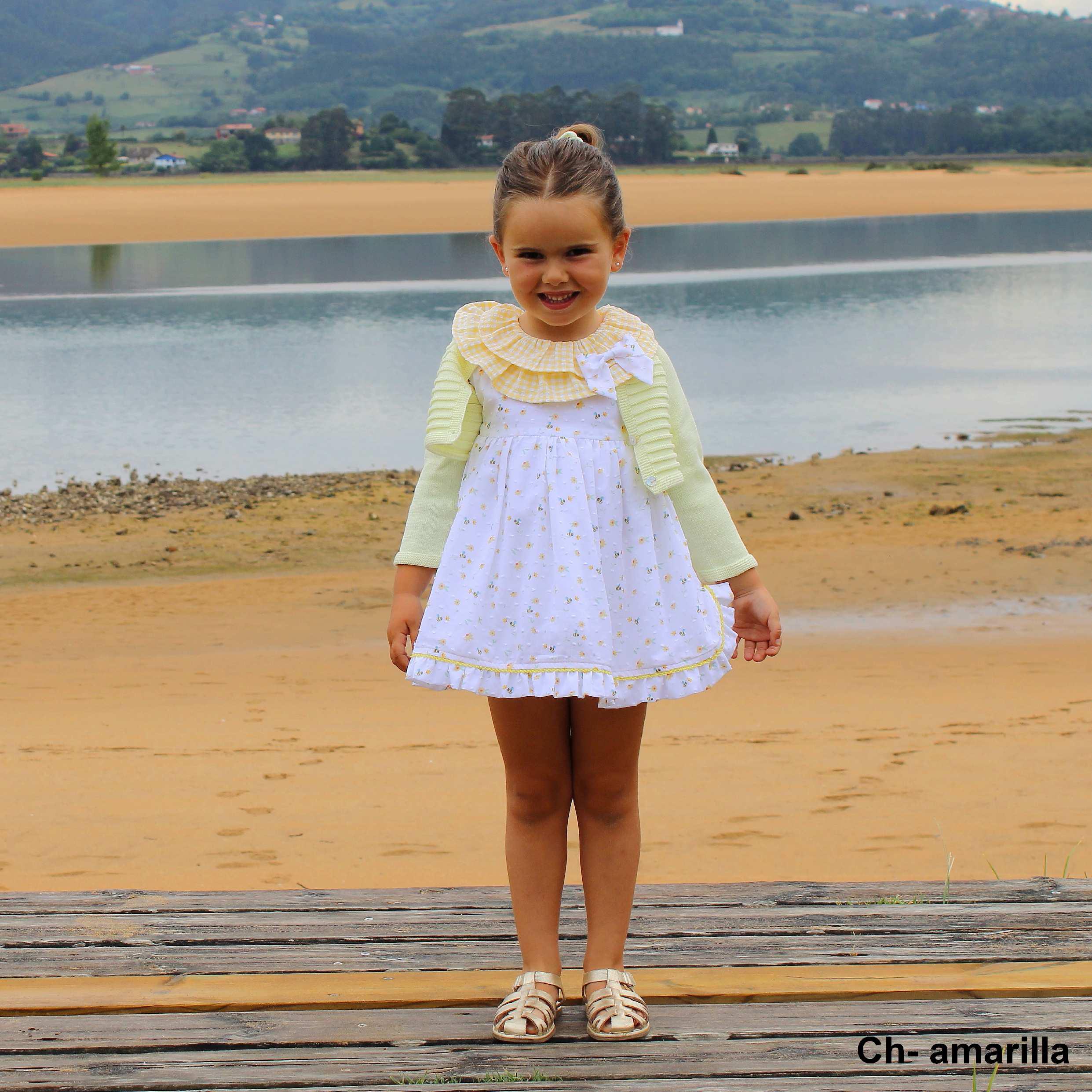 Moda infantil. Vestido Daisy Vichy Cucú by Belén Costales 13013
