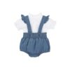 Conjunto peto volante y camisa Clavel Babidu 41477