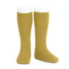 calcetin alto canale condor mostaza