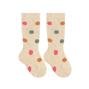 Calcetines altos tweed lunares Cóndor