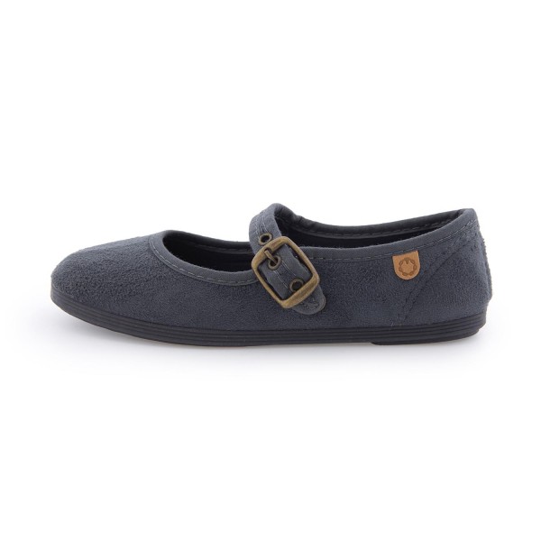 Mercedita microfibra hebilla gris marengo 55526