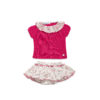 Conjunto braga falda de florecitas Juliana