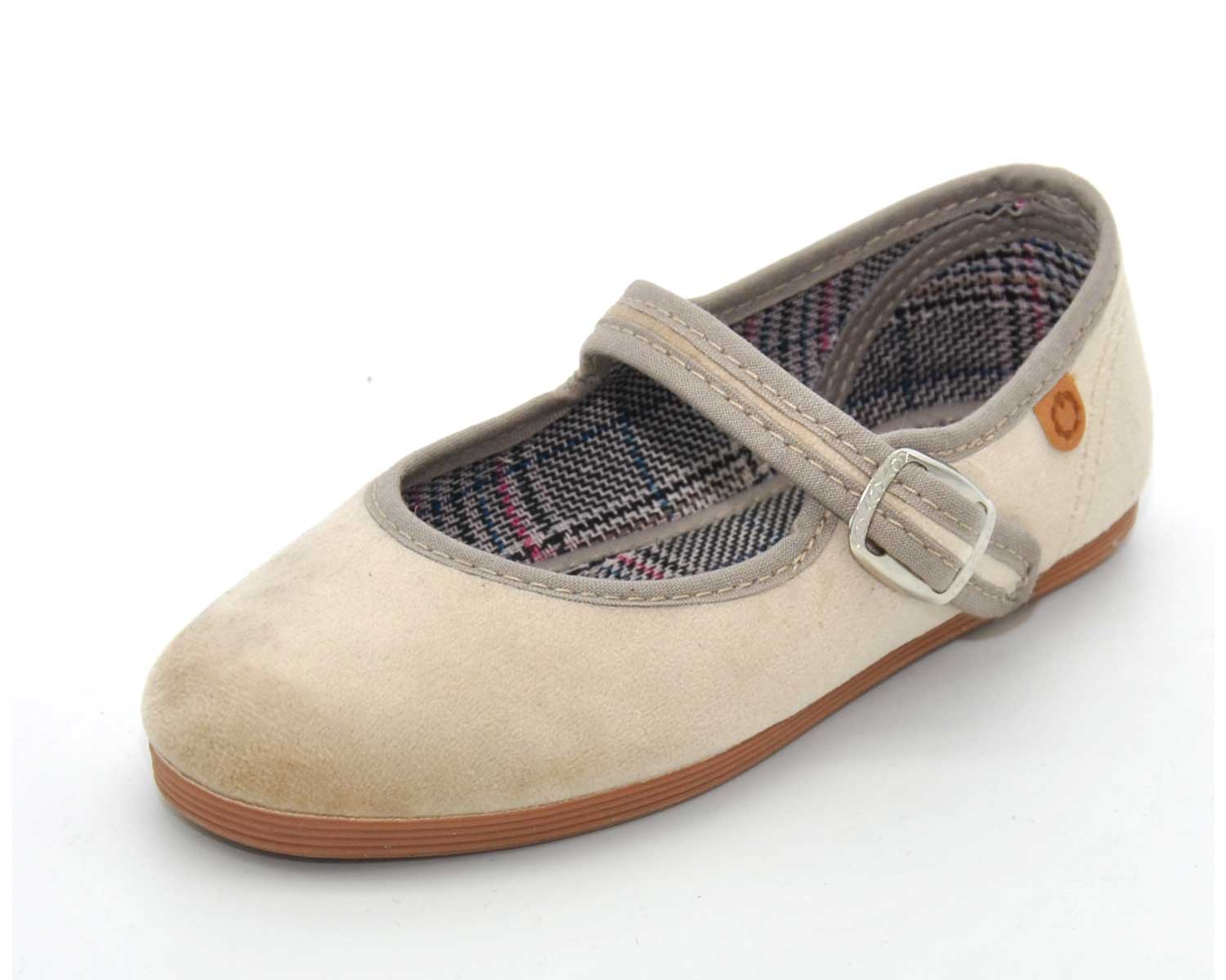 mercedita hebilla clip beige