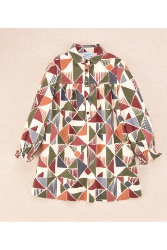 Vestido Geométrico Cocote.