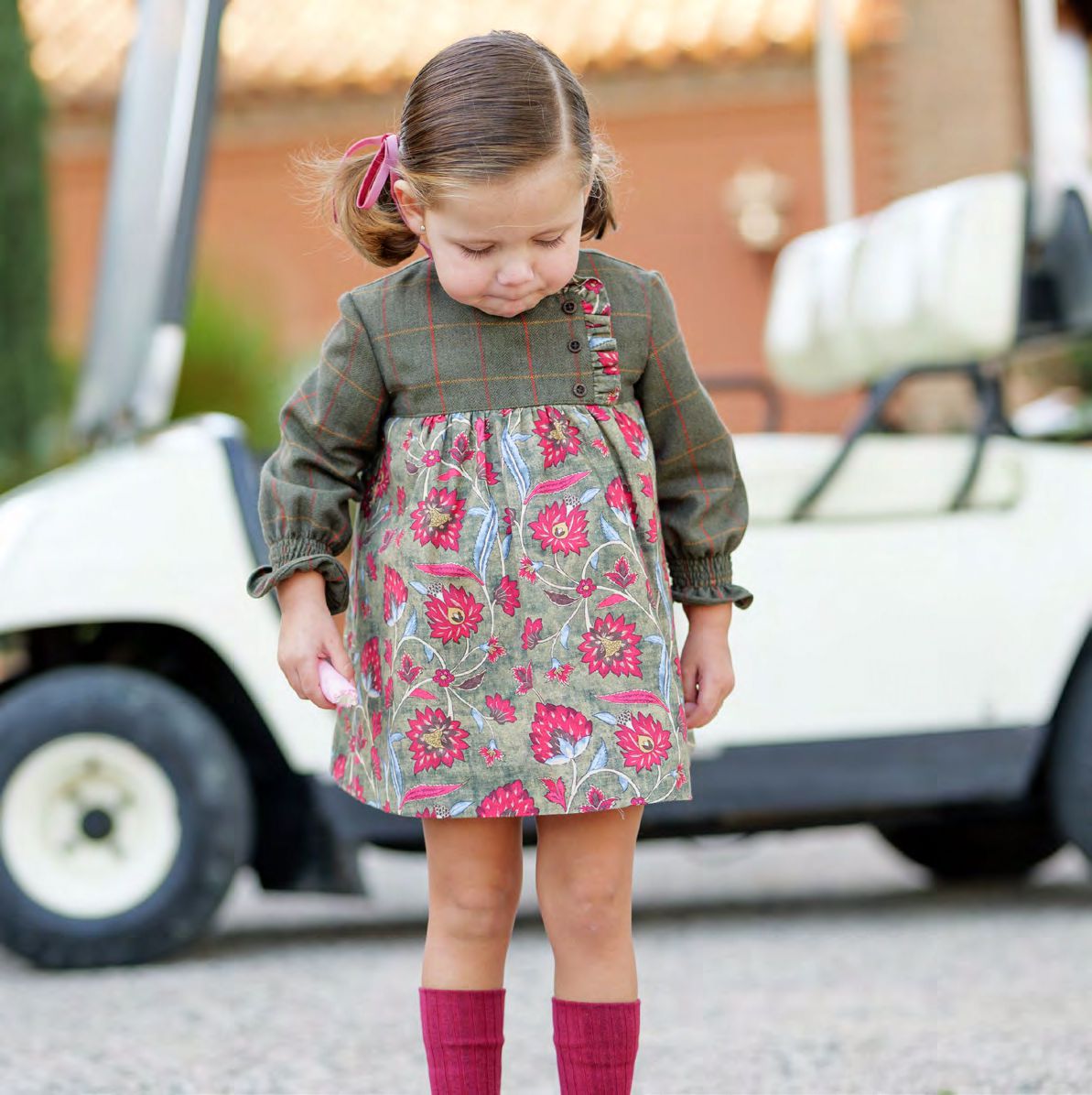 Vestido estampado cocote