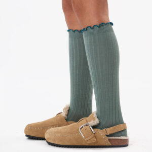 Calcetines altos canalé Curling Cóndor