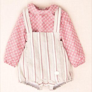 Conjunto rana rayas cocote