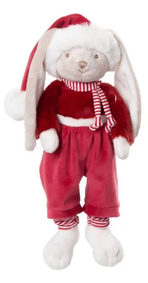 bukowski-kuscheltier-hase-sammy-christmas-30-cm-grau-rot-pluschhase-stofftier Peluche Christmas Henry & Sammy Bukowski